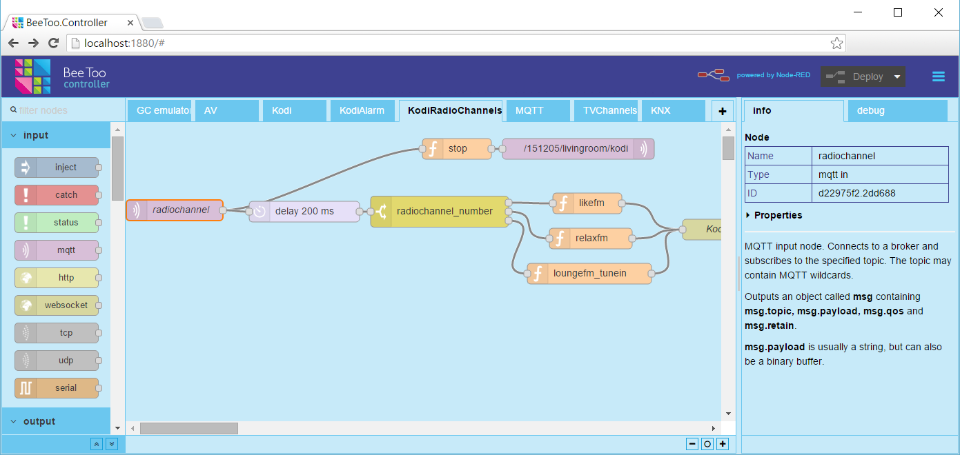 BeToo Controller: A visual tool for programming professional automation projects